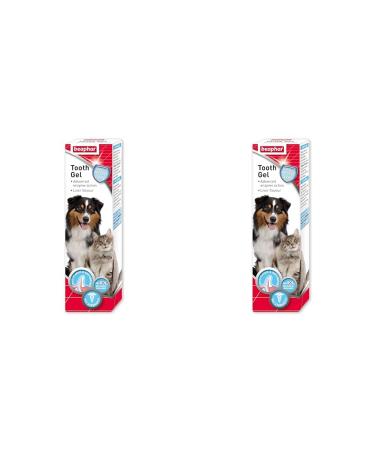 Beaphar | Advanced-Enzyme Toothgel | Dental Care for Dogs & Cats | Non-Brush Alternative | Helps Prevent Bad Breath & Combat Plaque | 100g Tube (Pack of 2) 100 g (Pack of 2) Single