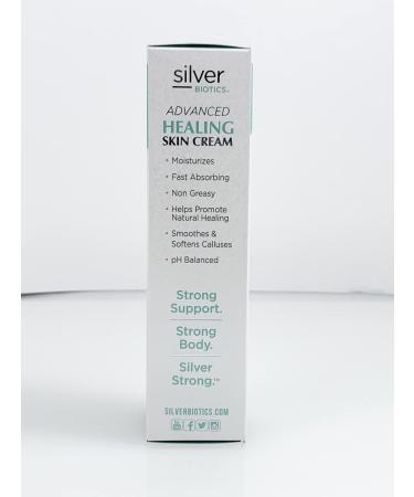 American Biotech Labs Silver Biotics Skin Cream - Nano-Silver & Hyaluronic Acid - Unscented 3.4 oz | Advanced Healing 20 PPM - Buy Online on SooperMarket.com