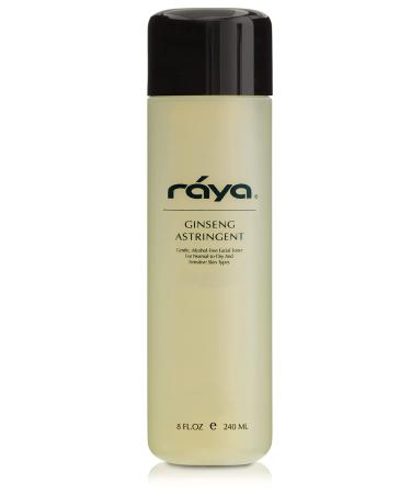 RAYA Ginseng Astringent with AHA 6 oz (G-205) | Gentle Glycolic Facial Toner for Dry and Sensitive Skin | Helps Tighten Pores  Smooth Complexion  and Reduce Fine Lines | Made with Alpha Hydroxy Acids 6 Fl Oz (Pack of 1)