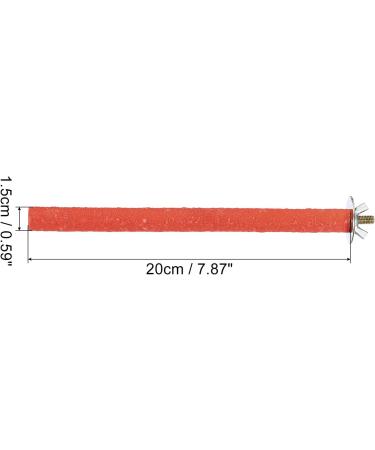 Patikil 0.6x7.9 Vogel Paw Bird Cage Stand - Ideal Accessories for Small Birds Parrots & Love Birds - Durable Wood Bars in Red - Buy Online on SooperMarket.com