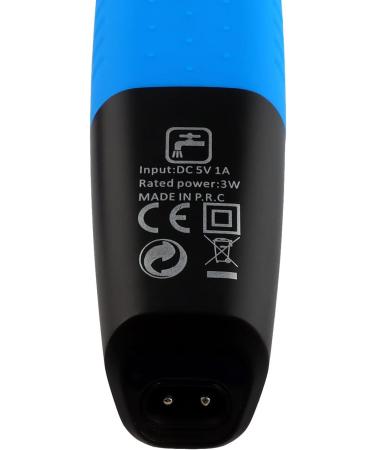 KEMEI Electric Razor & Beard Trimmer - Waterproof Cordless USB Rechargeable Groomer for Men & Women - Eyebrow Beard Facial & Body Hair Removal - Blue - Buy Online on SooperMarket.com