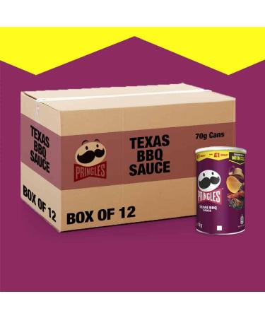 Pringles Texas BBQ Sauce Case of 12x70g