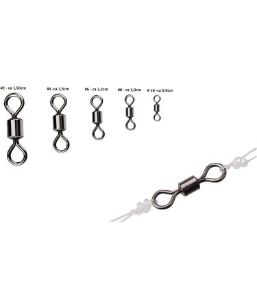 Set of Fishing Tone Vertebrae with Massive Rings - Robust Hook Connection for Trout & Carp Fishing | 250 Pieces/Box | Size 2-10 - Premium Fishing Accessories - Buy Online on SooperMarket.com