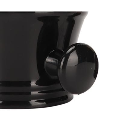 Soft Synthetic Bristle Shaving Brush | Black Barber Bowl Tool for Perfect Shave | International Shipping Available - Buy Online on SooperMarket.com