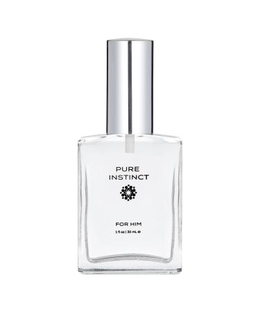 Pure Instinct Cologne with Pheromone Infused Essential Oil For Men 1 OZ Bottle Help Attract Women Opposite Sex Musk 1 Fl Oz (Pack of 1)