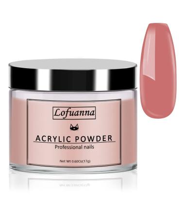 Lofuanna 17g Professional Bean Paste Color Acrylic Powder Salon Quality Acrylic Nail Powder for Nails Extension Nail Art System for Home/Salon (06)