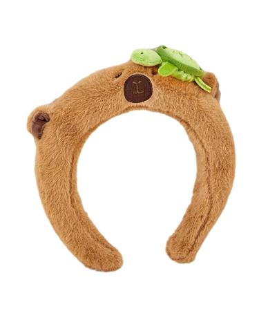 JSGHGDF Capybara Charming Hair Bands Hair Hoop Simple Headbands Hairband Hair Accessories Hair Bands Plush for Girl 4