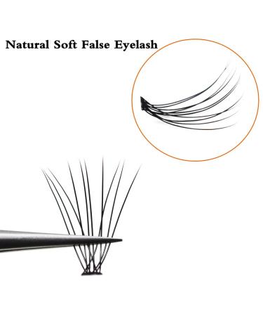 Shop Moum Routes 3D False Eyelashes - 60 Knots Individual Lashes | Lighter 9mm Eyelash Extensions for Stunning Eye Effects | International Shipping Available - Buy Online on SooperMarket.com