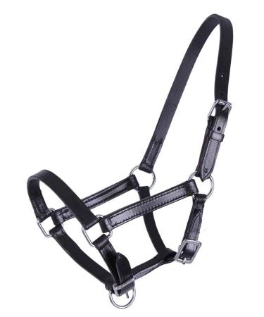 Leather Heaf Horse Chico |High quality leather |Individually adjustable |Equipped with passers -by |Easy to create |Easy to care for pony foals black