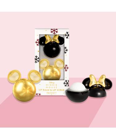 Buy MAD BEAUTY Minnie Mouse Lip Balm & Scrub Duo Set - Vanilla & Cranberry | Moisturizing Lip Kit Gift for Disney Fans - Buy Online on SooperMarket.com