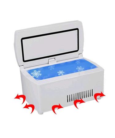 showyow Portable Cooler Box LED Display Medical Refrigerator Reefer 2-8 C for Travel Car Medical Refrigerator
