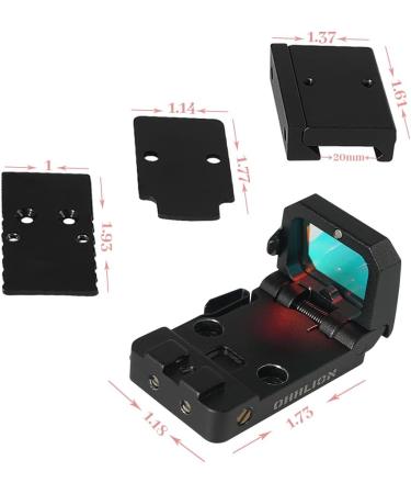 Micro Flip Up Reflex Red Dot Sight | RMR Pistol Cut | 3MOA Compact - Buy Online on SooperMarket.com
