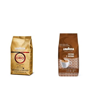 Lavazza Espresso Qualita Oro Beans 1000gm & Espresso Crema E Aroma Beans 1000gm
