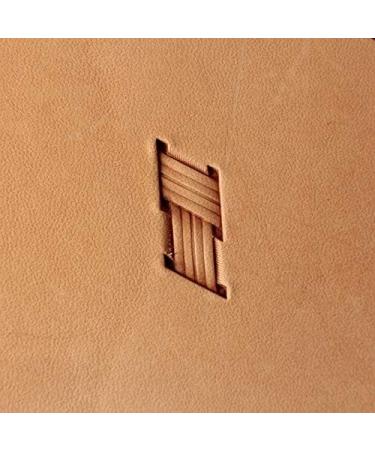 Brass Basket Weave Leather Stamp Tool for Crafting and Carving - #261 - Buy Online on SooperMarket.com
