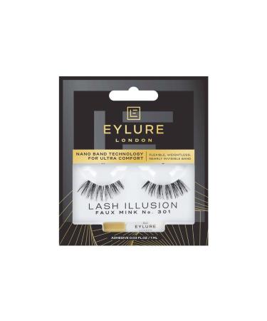 Eylure Luxe Faux Minx Effect False Eyelashes Regent Black