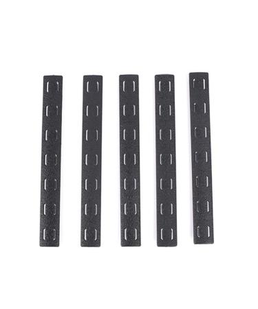 SBGJMY 5 SPACK MLOK Keymod Handguard Protector Rail Cover MLOK Hand Protection Protection Rubberies cover for MLOK Keymod Hand Protector System M-LOK-Black