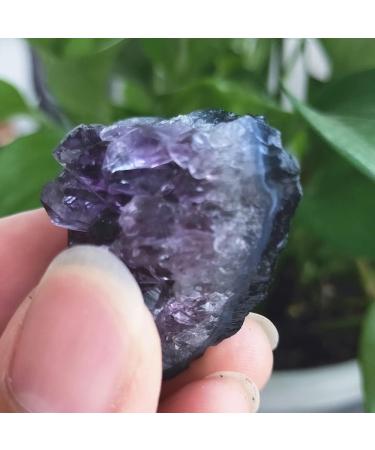 Natural Crystal Rough 60g Crystal Cluster Natural Small Amethyst Quartz Stone Crystals Home Decor Household - Buy Online on SooperMarket.com