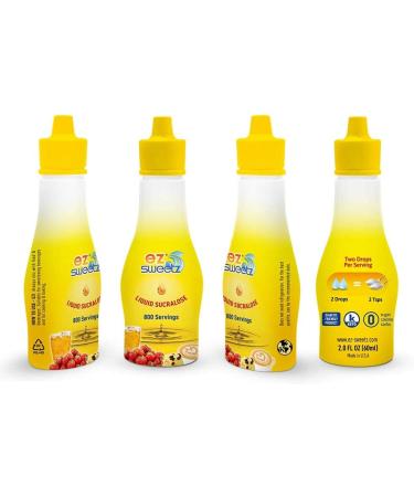 EZ-Sweetz Liquid Sweetener 2.0oz - 800 Servings/Bottle (Original 3 Pack) - 2 Fl Oz (Pack of 3) - Buy Online on SooperMarket.com