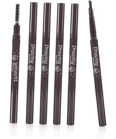 Mikinona 2 1 Eyebrow Pencil Brush Makeup Five Colors Eyebrow Brush 3d 1 count (Pack of 1) As Shown - Buy Online on SooperMarket.com