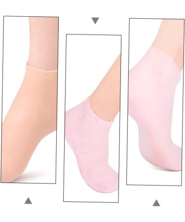 Healeved 3pairs Moisturizing Socks Foot Protective Socks Moisturizing Foot Covers Socks for Cracked Feet Silicone Women s Socks Moisturizing Foot Socks High Heels Girl Child Sebs Elastic 23x9.5cm - Buy Online on SooperMarket.com