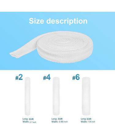 Konmee 6 Fix Net Tubular Bandage - Elastic Net Wound Dressing for Knee/Calf/Ankle - 32.8FT Long - Buy Online on SooperMarket.com