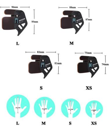 Bicaster Archery X-Small Genuine Leather RH Finger Tab - Finger Guard - Buy Online on SooperMarket.com