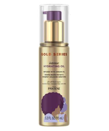 Pantene Gold Series Intense Hydrating Oil 3.2 Ounce (95ml) (3 Pack)