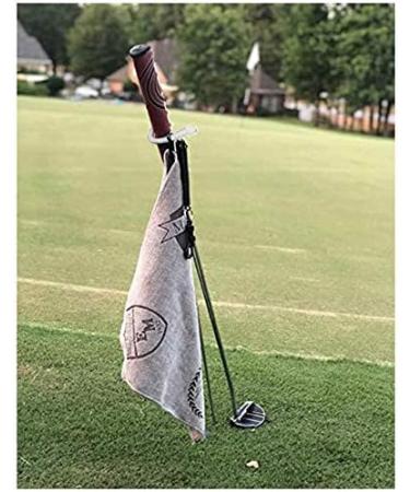 V-Shaped Golf Club Stand - Durable Stainless Steel Design for Clean, Dry, and Visible Clubs - Portable Golf Club Holder - Buy Online on SooperMarket.com