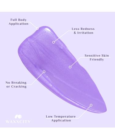 Waxxcity Hard Wax Beads 1lb - Lavender Scented | Premium Hair Removal Wax - Buy Online on SooperMarket.com