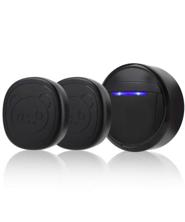 Dog door bell radio IP55 Waterproof dog ring with touch button for dog training multifunctional training bell doorbell/SOS caller contain 2 transmitters 1 receiver (EU)