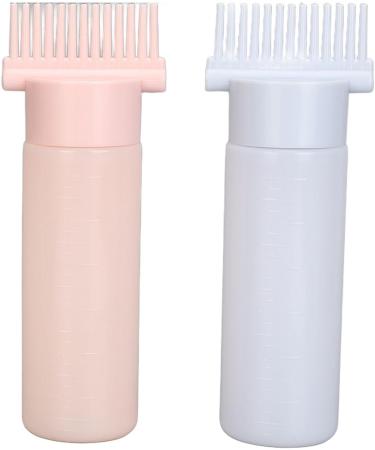 Comb Applicator Bottle Dustproof Easy Control Soft Easy Use Hair Dye Brush Bottle Multi-function 4 Colors With Clear Scale For Hair Salon - Buy Online on SooperMarket.com
