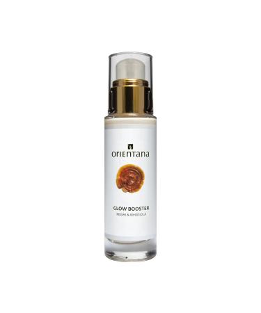 Orientana - Natural Face Illuminating Booster Reishi & Rhodiola | Vegan Glow Day Cream | Anti Aging Moisturiser | Dark Spot Pigmentation Treatment | Firming Hydrating Mature Skin - 30ml