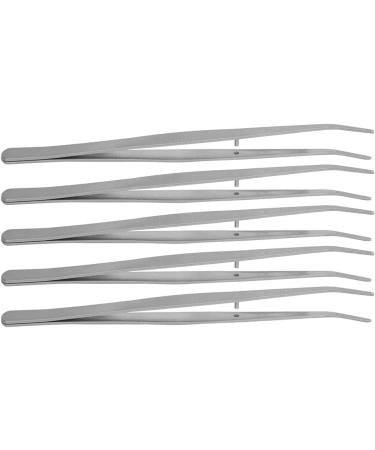 Curved Stainless Steel Overlocker Machine Tweezers - 5Pcs Sewing Accessories - Buy Online on SooperMarket.com