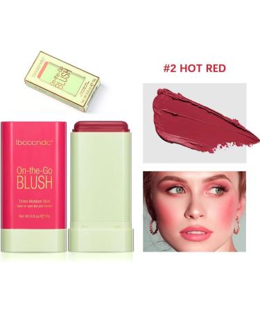 Lovelycat On-the-Go Makeup Blush Stick Tinted Moisture Stick Shadow Lips Cheek Blusher Creamy Makeup Long Lasting Natural Nude Makeup for All Skin (red) - Buy Online on SooperMarket.com