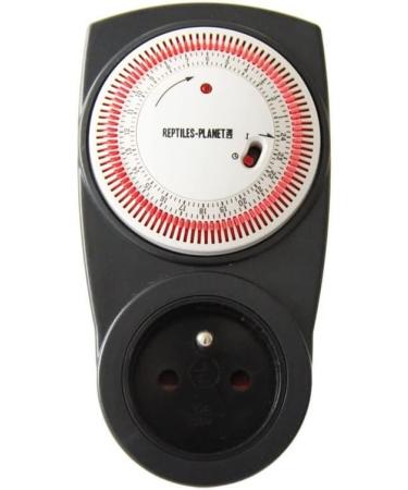 Repiles Planet Slightly Timer Black - Premium Reptile Habitat Accessories | International Shipping Available - Buy Online on SooperMarket.com