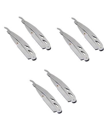 Cabilock 6 Pcs Holder For Safety Razor Razor Holder Made Of Stainless Steel Vintage Razor For Men Razor Main