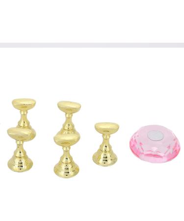 LANTRO JS Nail Holder for Perfect Nail Art - Crystal Base Holder False Nail Tip Practice Stand - Buy Online on SooperMarket.com