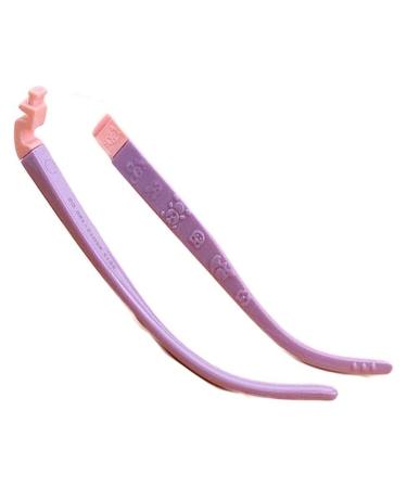 Ranara replacement glasses end tips glasses glasses 1 pair of children's glasses replacement silicone insert bayonet glasses frame spare parts purple