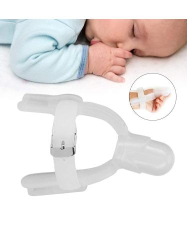 BORDSTRACT Adjustable Thumb Sucking Finger Protector - Stop Baby Silicone Thumb Guard for Thumbsucking Treatment Kit - Teething Toy for Infant Kids (White) - Buy Online on SooperMarket.com