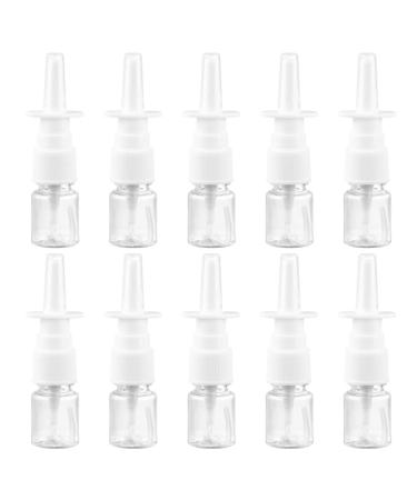 Scicalife Travel Spray Bottle 20 Pcs Spray Bottle Thickened Spray Bottle Rhinitis PET Portable Spray Bottle Transparent Plastic Bottle for Travel Outdoor 5ML Glass Containers 4.2X2CM