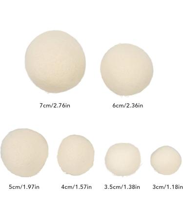 6 Wool Drying Balls Clothes Softening Balls Laundry Drying Reusable Balls Clothes Drying Accessories - Buy Online on SooperMarket.com