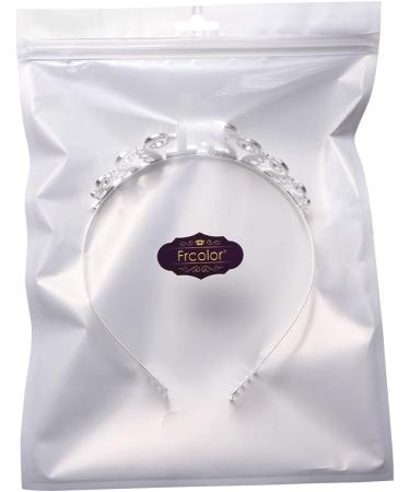 Frcolor 21th Birthday Crystal Tiara Crowns Headband with Hair Combs - Buy Online on SooperMarket.com