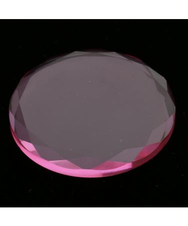SGerste Adhesive Eyelash Extension Palette Holder - Crystal Glass 4.5cm Pink - 2 Pack for Professional Use - Buy Online on SooperMarket.com
