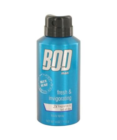 Bod Man Blue Surf By Parfums De Coeur Body Spray 4 Oz
