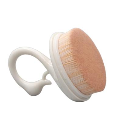 1pc Makeup Brush Liquid Foundation Applicator Foundation Brush Blending Liquid Powder Brush Face Brush Blending Beauty Brush Plastic Abs Miss Cosmetic White Beauty Products