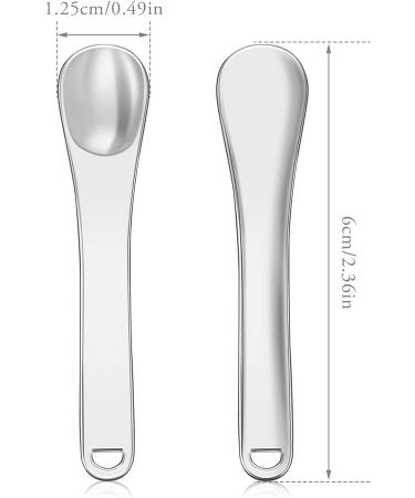 WLLHYF Mini Metal Makeup Spatula Skin Care Cosmetic Spoon Reusable Applicator Beauty Scoop for Facial Cosmetic for Face Mask Cream Lotions Moisturizers 1 Gold+1 Silver+1 Rose gold - Buy Online on SooperMarket.com