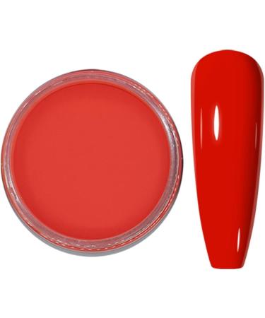 MAGIC ARMOR Red Acrylic Powder - 30g Professional Acrylic Nail Powder for Acrylic Nails Extension Odor-Free Bubble-free 3D Nail Art Polymer Powde for French Nail Manicure Nail Art No Nail Lamp Needed