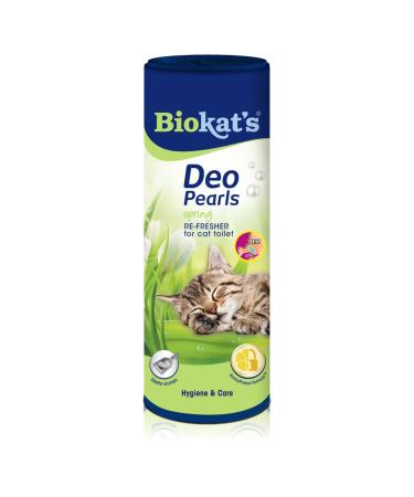 Biokat's deo Pearls Spring - Spread additive with fragrance for fresh and solid lumps in the cat toilet - 1 can (1 x 700 g) Spring 1 can