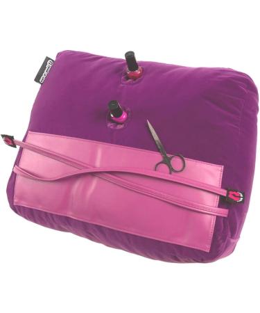 Manicure Cushion Pedicure Pillow Nail Arm Rest Foot Care Purple Velvet - Buy Online on SooperMarket.com