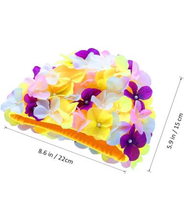 Didiseaon Size L Flower Swim Cap for Women - Keep Hair Dry | Hair Accessories - Buy Online on SooperMarket.com